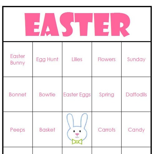 Easter Trivia Cards - Etsy