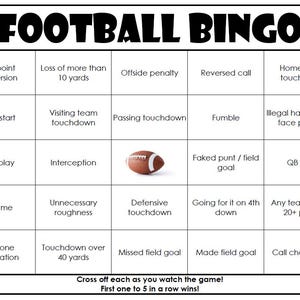 Cartes de bingo football faciles à imprimer ! (fichier numérique) 40 cartes