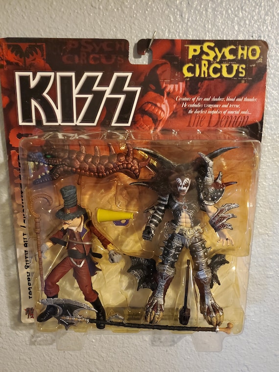 Vintage KISS Psycho Circus Action Figure Two Pack. the Demon and