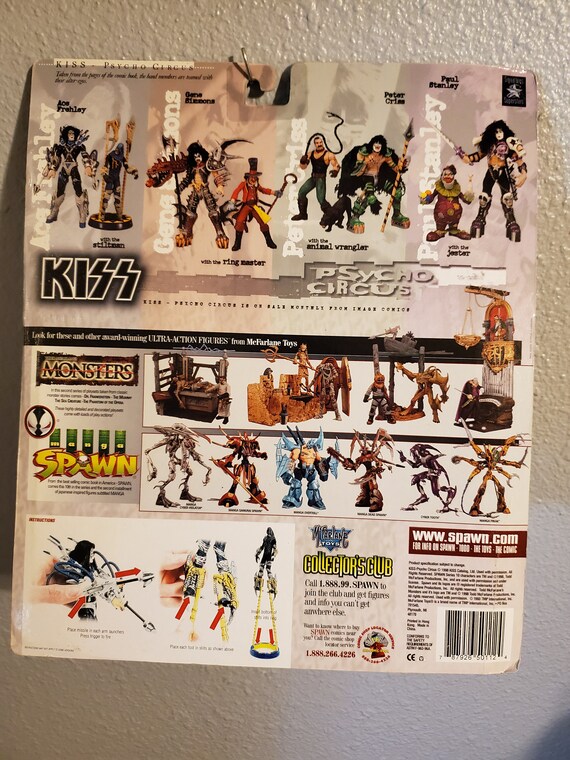Vintage KISS Psycho Circus Action Figure Two Pack. the Demon and