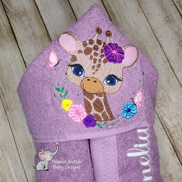 Giraffe Bath Towel Etsy