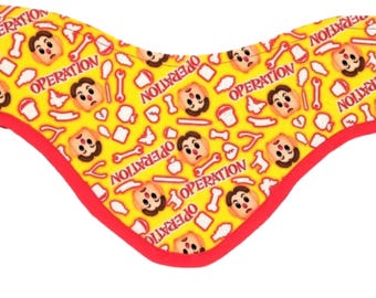 Fun Thyroid Shield Covers, Unisex, Cotton Fabric, Thyroid Cozy, Neck Guard, Retro Games, Washable Lead Cover, Novelty, Operation Radiology