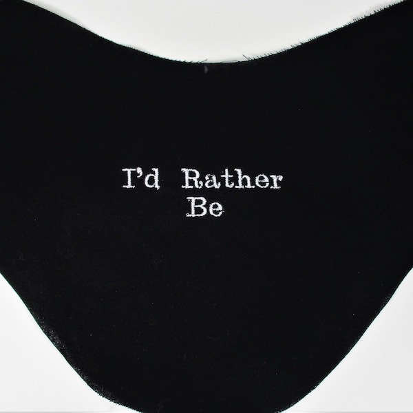 Personalized Thyroid Shield Covers, Neck Guard, Unisex, Funny Lead Shield Cover, I'd Rather Be (Fill In The Blank), Lead Accessory