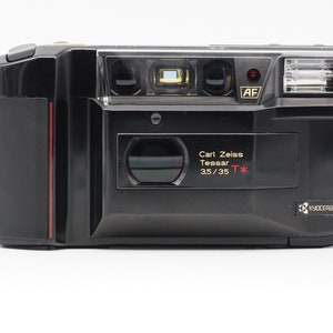 Yashica T2 Camera /w Carl Zeiss T 35mm Lens TESTED India