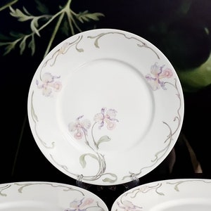 1891-1906 Antique Rosenthal Dinner Plate 1of5: Floral German Porcelain, Art Nouveau (25cm)