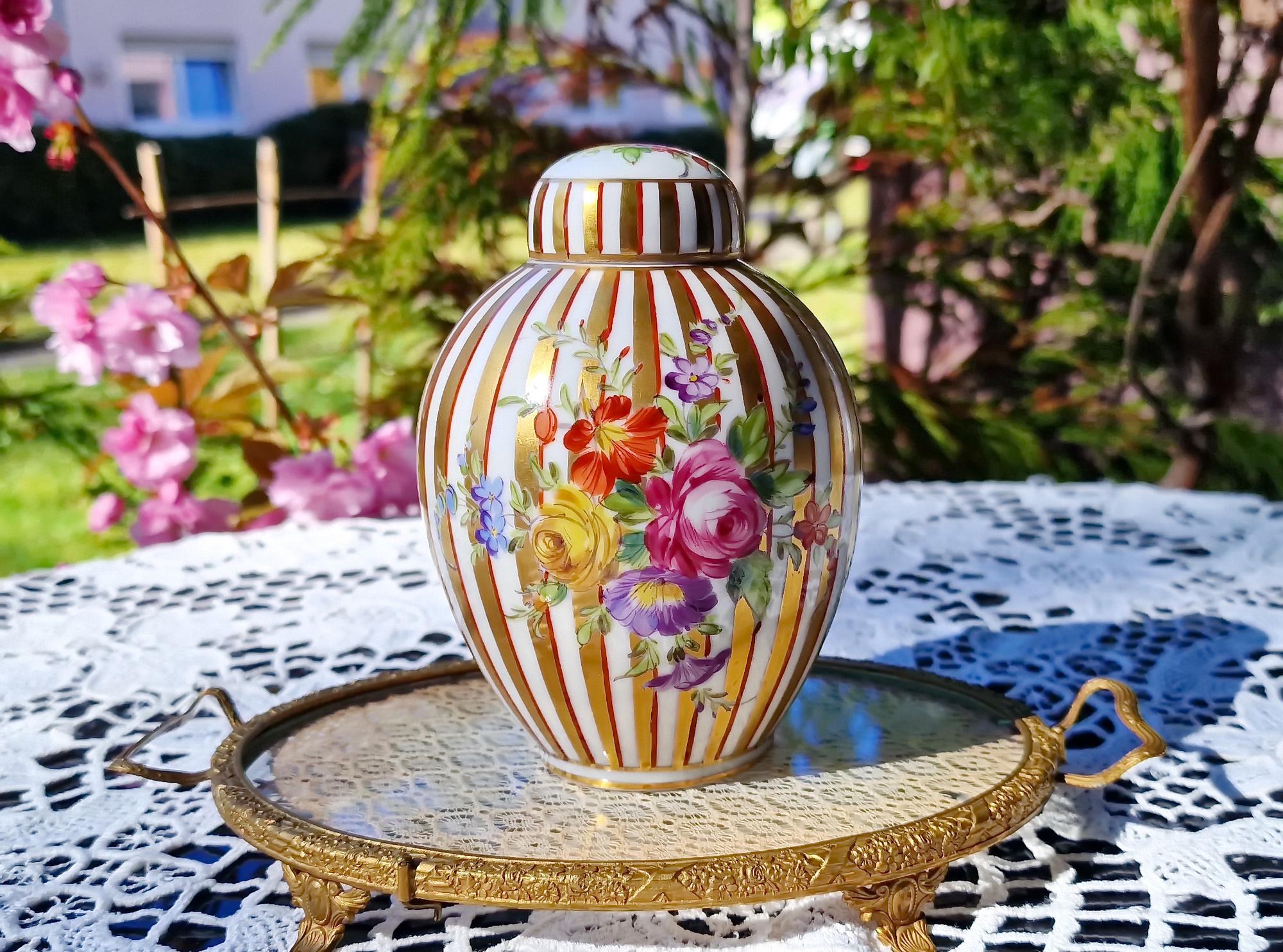 Dresden Trinket ドレスデン葉型器 Dresden Jar - Etsy