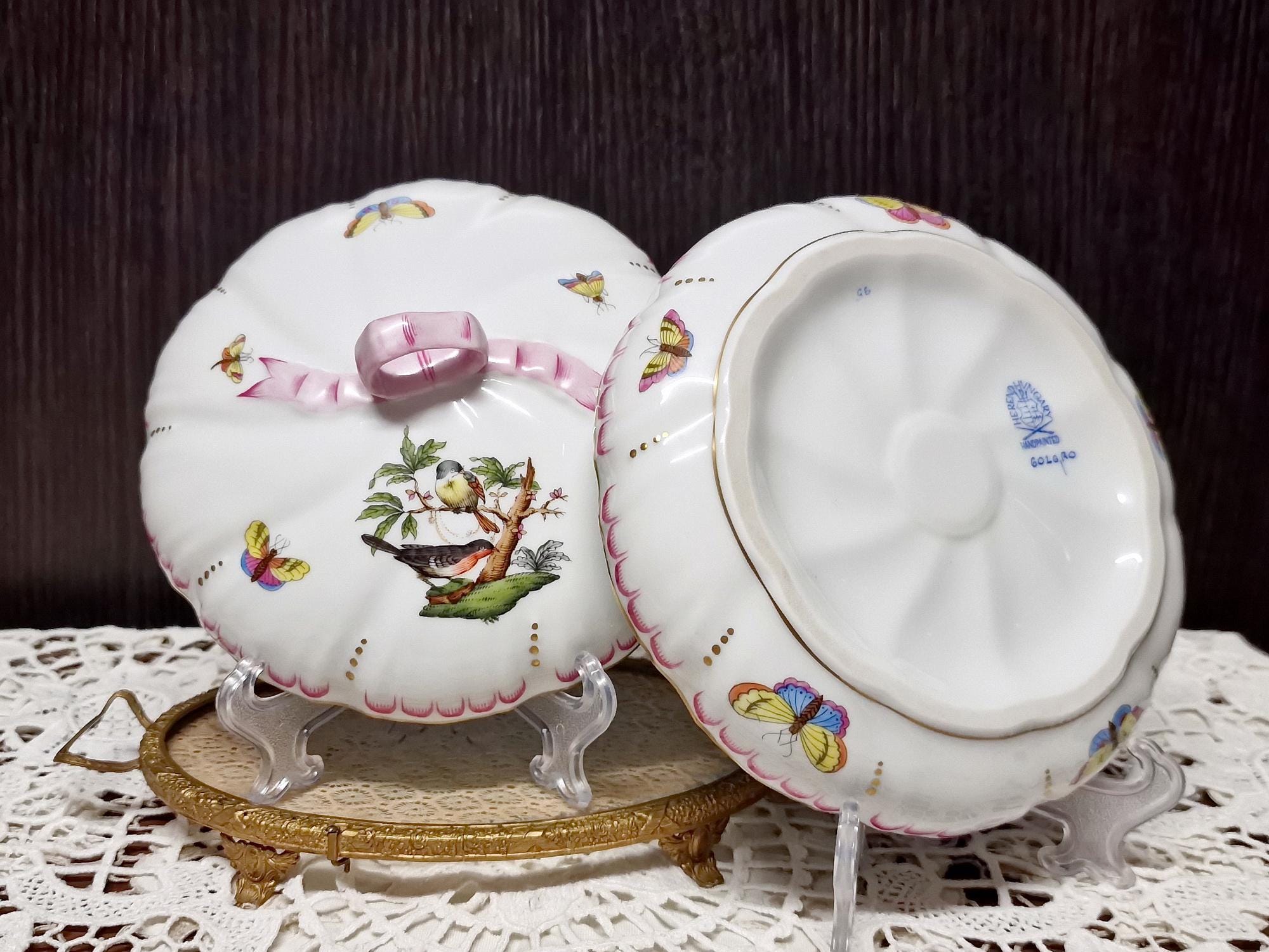 Herend Bonbon Box - Etsy Canada
