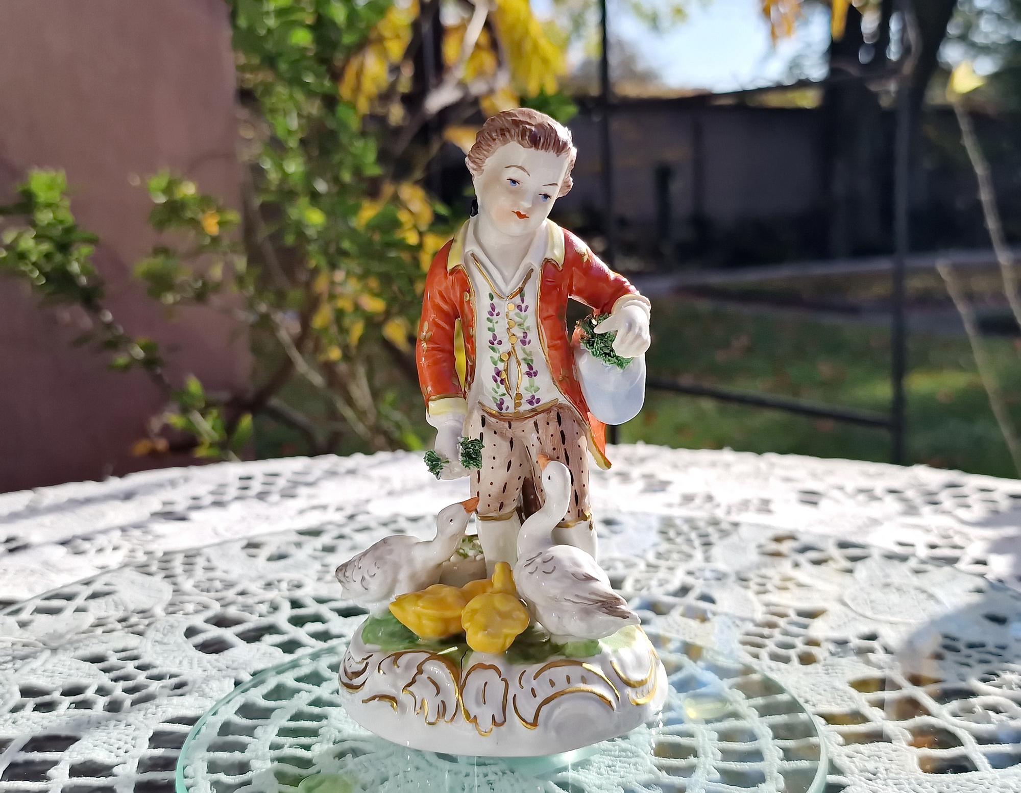 Carl Thieme Porcelain Figurine - Etsy