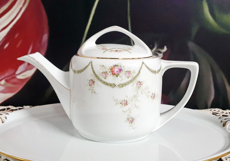 1920s Antique ROSENTHAL Tea Pot Set Antique German Porcelain Etsy