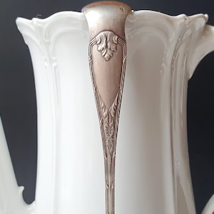 1877-1927 Antique Silver-Plated Sugar Tongs: French Art Nouveau Appetizer Tongs