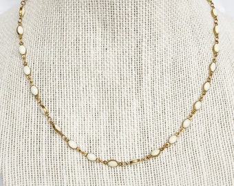 Enamel Oval Layering Chain