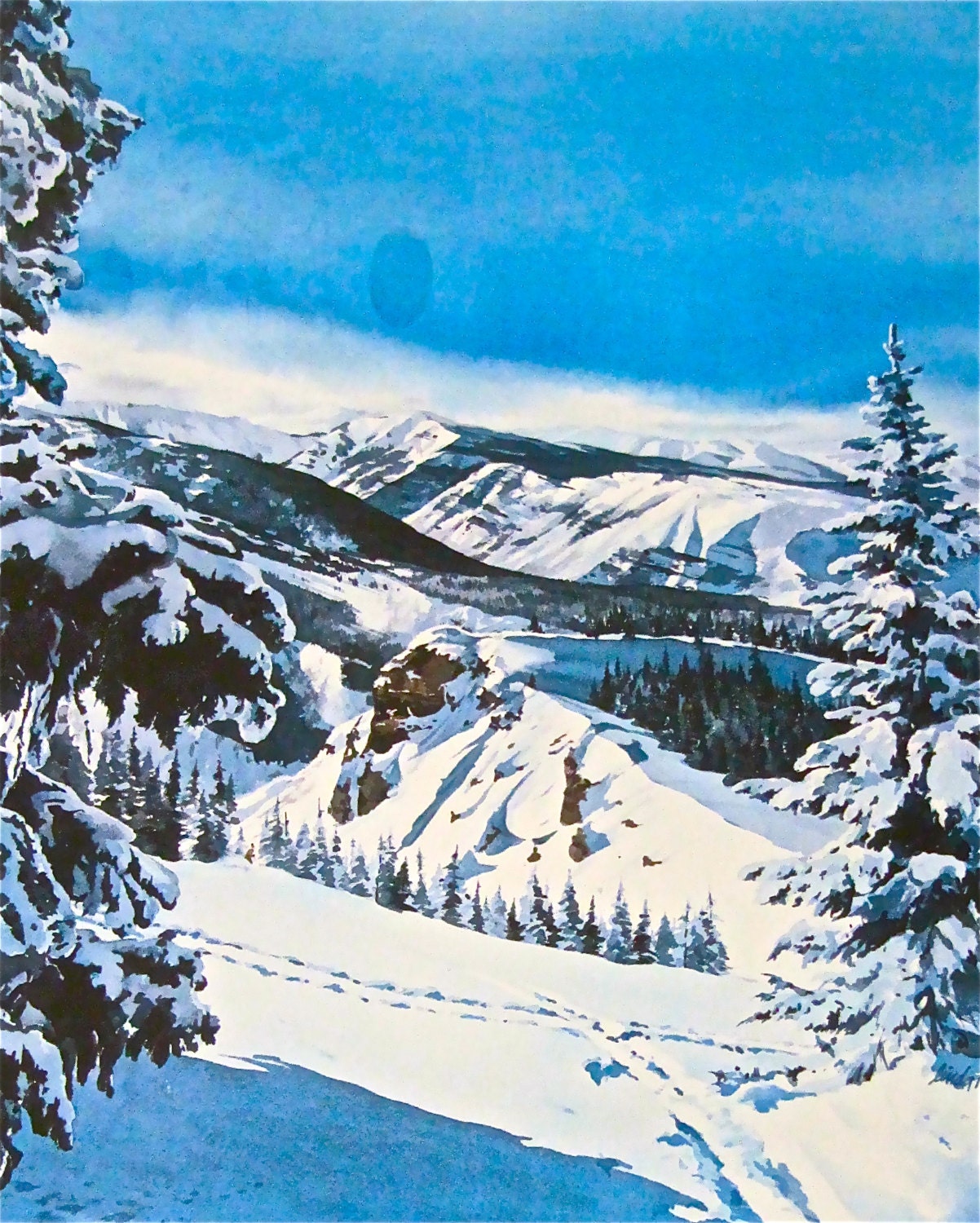 絵画 Winter Mountain s-l1200.jpg