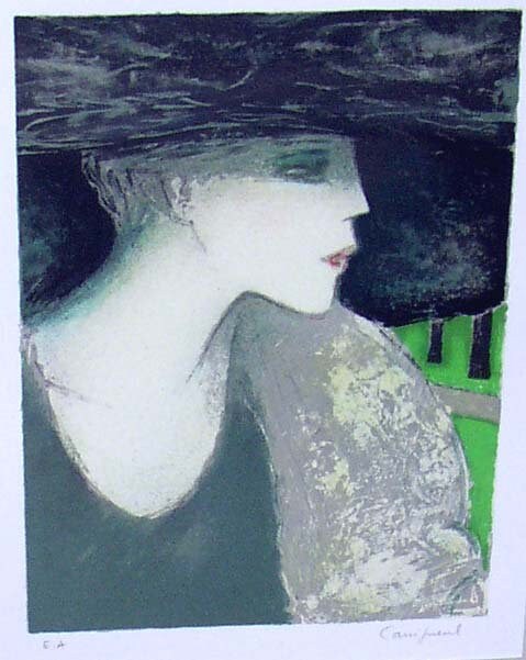 ジャン＝ピエール・カシニョール リトグラフ「ディアンヌ・オー