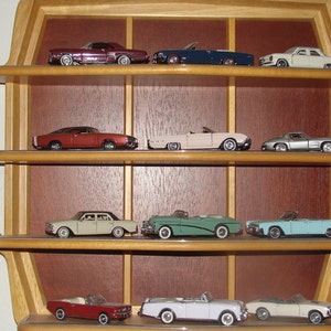 Vintage 1960s Car Die-Cast Set – Complete &#39;Cars of the Sixties&#39; Collection + Display Case
