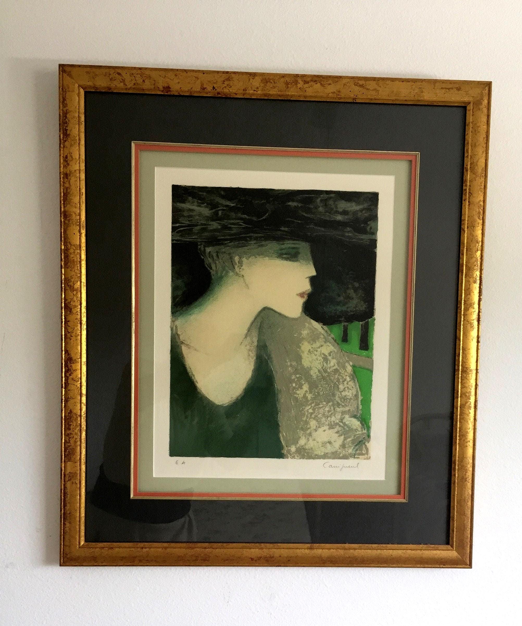 素晴らしい外見 Au 'diane Lithograph Cassigneul Jean-pierre Profil' E.A. – 版画