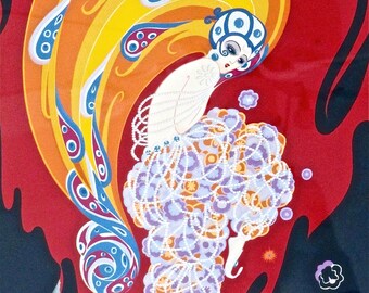 Erte Serigraph 'oriental Tale' 1982 – Signed, Numbered 24/300