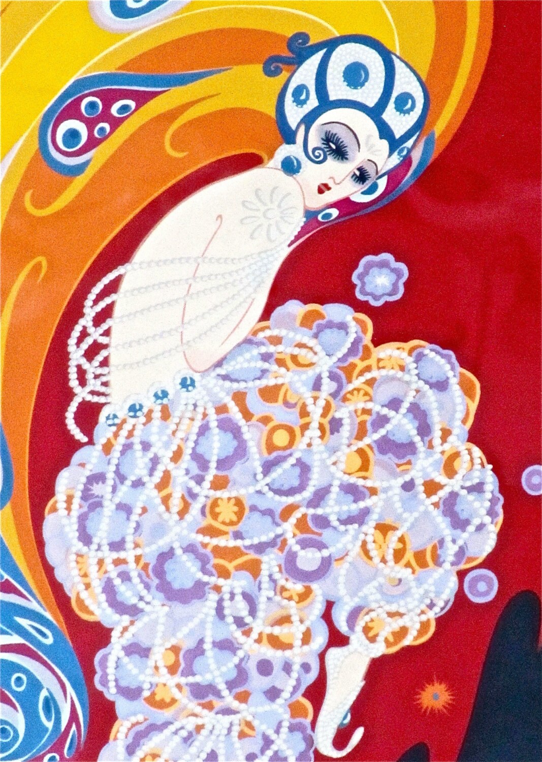 Erte Serigraph 'oriental Tale' 1982 – Signed, Numbered 24/300