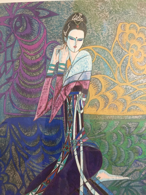 アート・デザイン・音楽 The Art of TING SHAO KUANG The Bride by Ting Shao Kuang • Signed & Numbered Serigraph