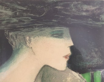 Jean-pierre Cassigneul Lithograph 'diane Au Profil' – E.A.