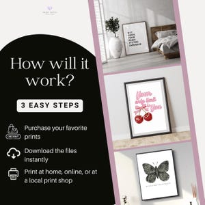 Soft Life Decor Download Cheers Bar Cart Art Champagner Gläser Digitale Wandkunst Feminines druckbares Zitat Self-Care Ästhetik Poster Druck Bild 6