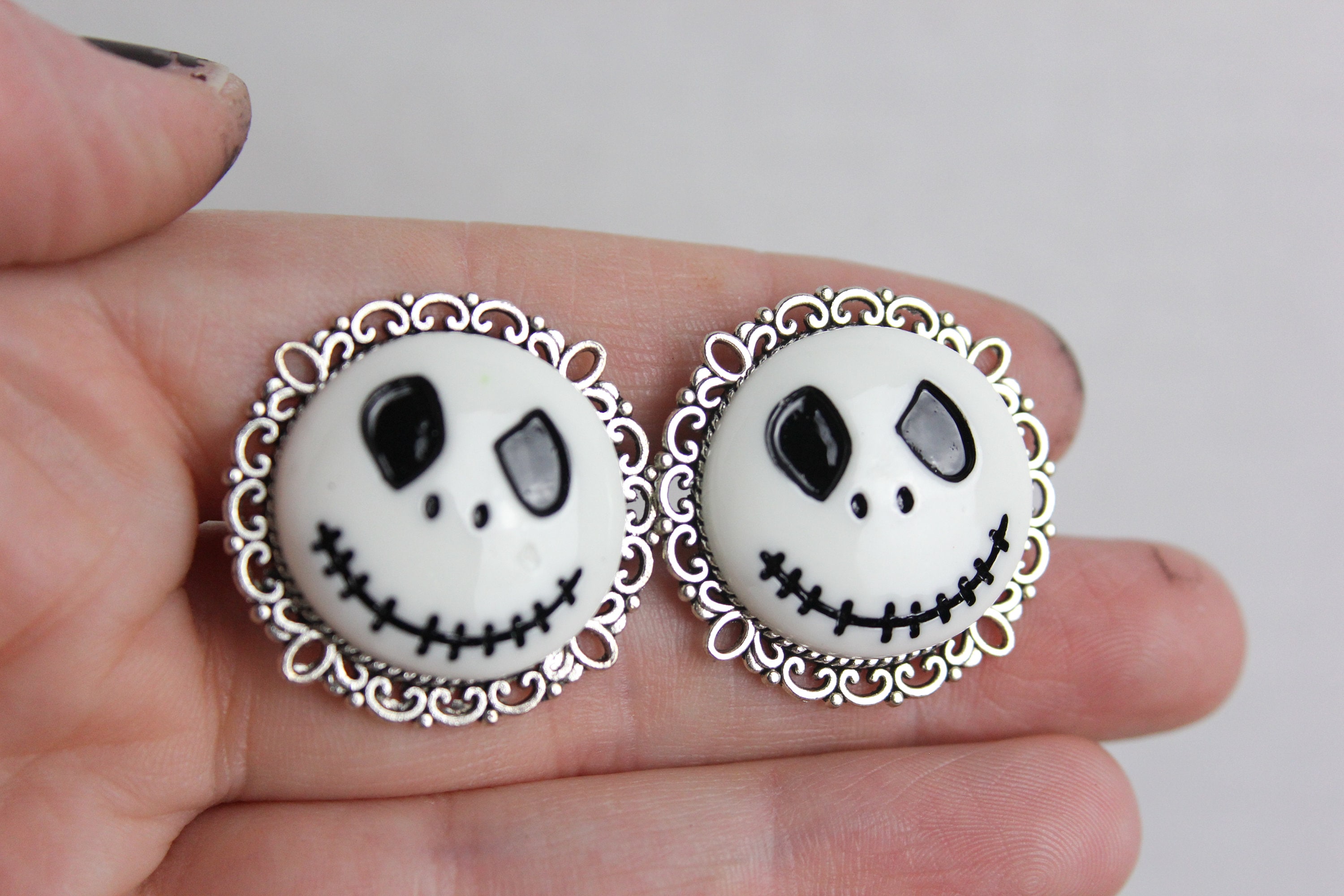 Jack skellington ear plugs clearance