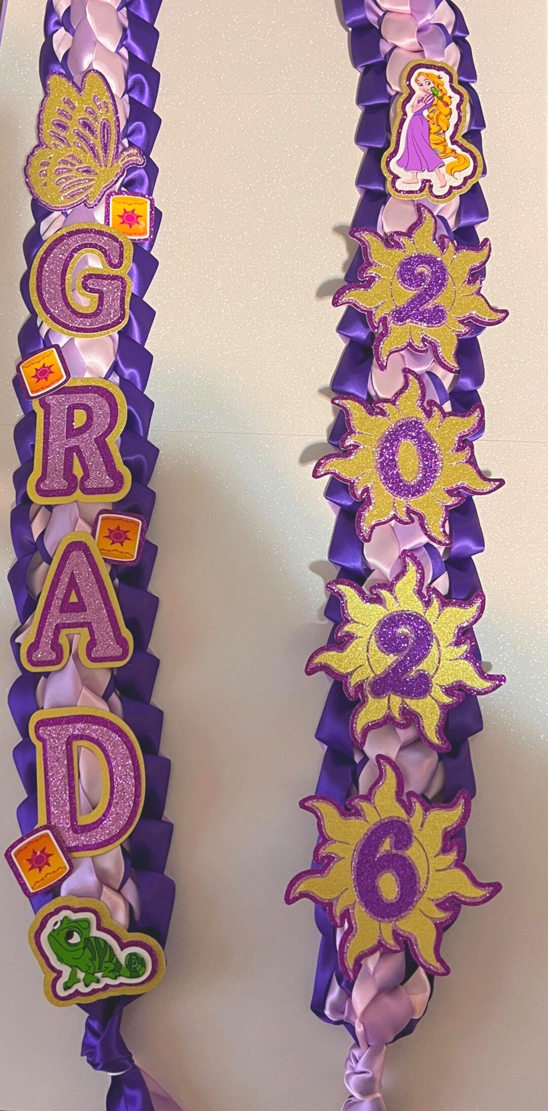 Tangled Ribbpm Rapunzel Tangled Graduation Ribbon Lei - Etsy