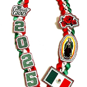 Mexico Graduation Lei Promotion Gift Lei Braided Ribbon Lei Graduation Ribbon Lei Graduate Lei 2025 Senior graduation Senior Night Gift