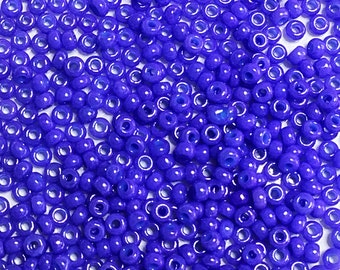 Miyuki - Opaque Purple - Size 11/0 - Round Japanese Seed Beads - 8.5 Gram - Tube - 11-91477-2TB