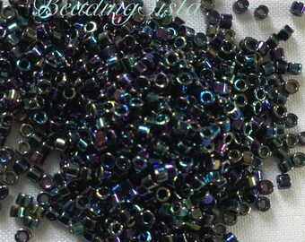 Delica - Medium Blue Irish - Seed Beads - Size 11 - Miyuki - 7.2 Gram - Tube - DB005-TB