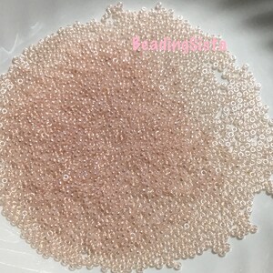 Seed Beads Pink Pearl Ceylon Size 15 Miyuki 8.2 Gram Tube 15-9519-TB image 1