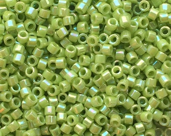 Delica - Opaque Rainbow Lime - Seed Beads - Size 11 - Miyuki  - DB0169-TB