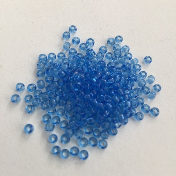 Toho Seed Beads Size 8 Aqua Transparent 20 Grams