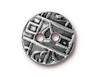 Button - Round Coin Button - 17.5mm - 1 Piece