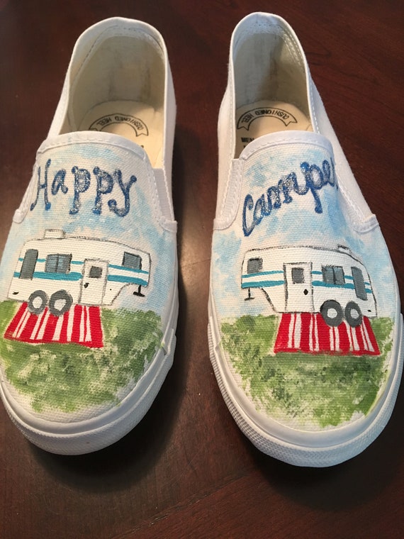 happy camper sneakers