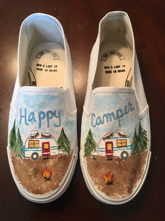 happy camper sneakers
