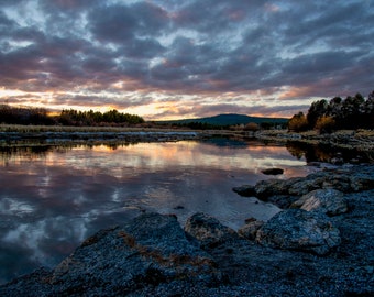 Deschutes River Sunset Photo: Central Oregon Landscape Print