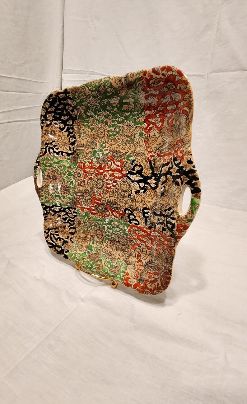 RARE Mason's Ironstone 9 Tabhandled Plate Etsy Australia