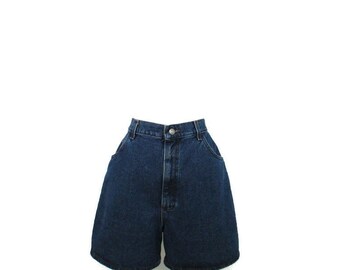 80s fashion jean shorts