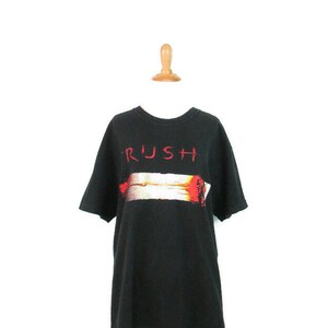 Rush 2002 Vapor Trails Tour Shirt Distressed Vintage Rock