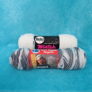 Vintage Murphy&#39;s and Lion Brand Acrylic Yarn 2 Skeins