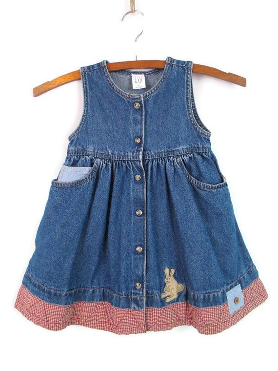 Vintage 90's Baby Gap Dress Size XL 18-24 Months … - image 2