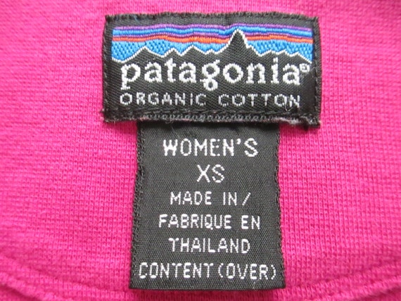 トップス 90s PATAGONIA ORGANIC COTTON SHIRT Vintage 1990s Patagonia Organic Cotton Mini Spell Out Logo
