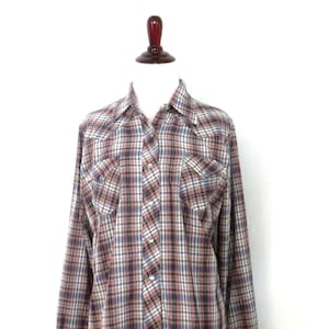 Vintage 1970&#39;s H Bar C Western Shirt California Ranchwear Pearl Snap Western Shirt Vintage Cowboy Shirt Rockabilly Clothes Men&#39;s Size 36