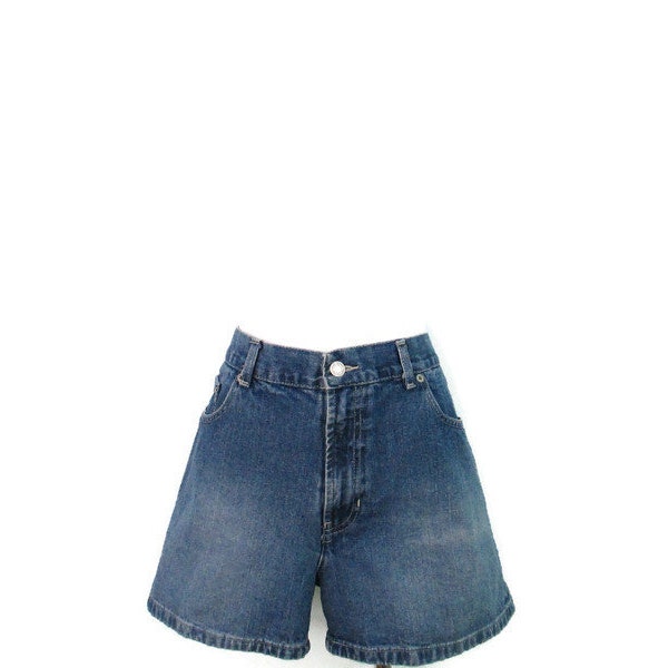 Old Navy Vintage Plus Size Denim Shorts Women's 16 High Rise 36 Inch Waist Blue jean Shorts