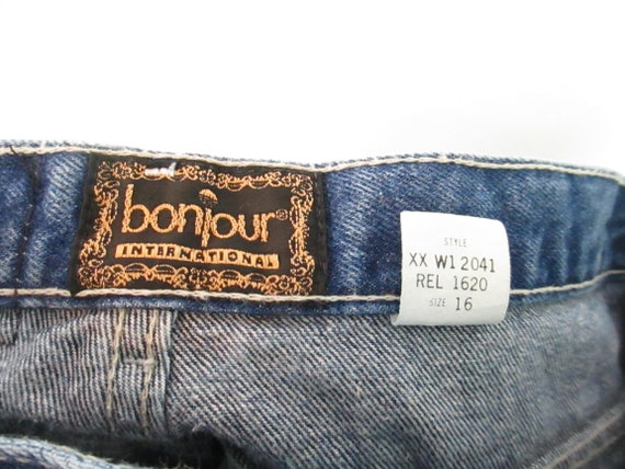 Vintage 80's 1980's Bonjour Stonewashed Jeans Hig… - image 3