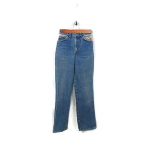 Vintage Chic Two Tone 80&#39;s Jeans Women&#39;s Size 3/4 Short Tiny Fit Denim