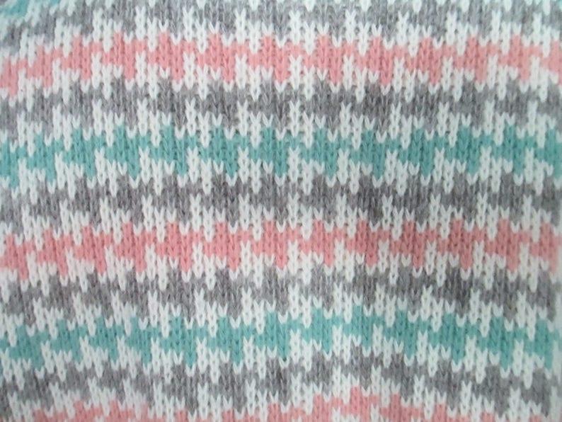 Vintage 1980/'s Pastel Cardigan Button Front 80/'s Sweater Cricket Lane Women/'s Size Small Preppy Cardigan Sweater 1980/'s Clothing