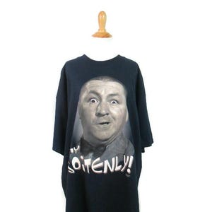 Vintage Three Stooges Curly Shirt 2XL Funny Why Soitenly 90&#39;s Tee