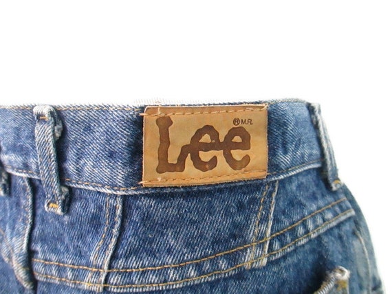 Lee 1980's Distressed Faded Jeans Vintage 80's Hi… - image 6