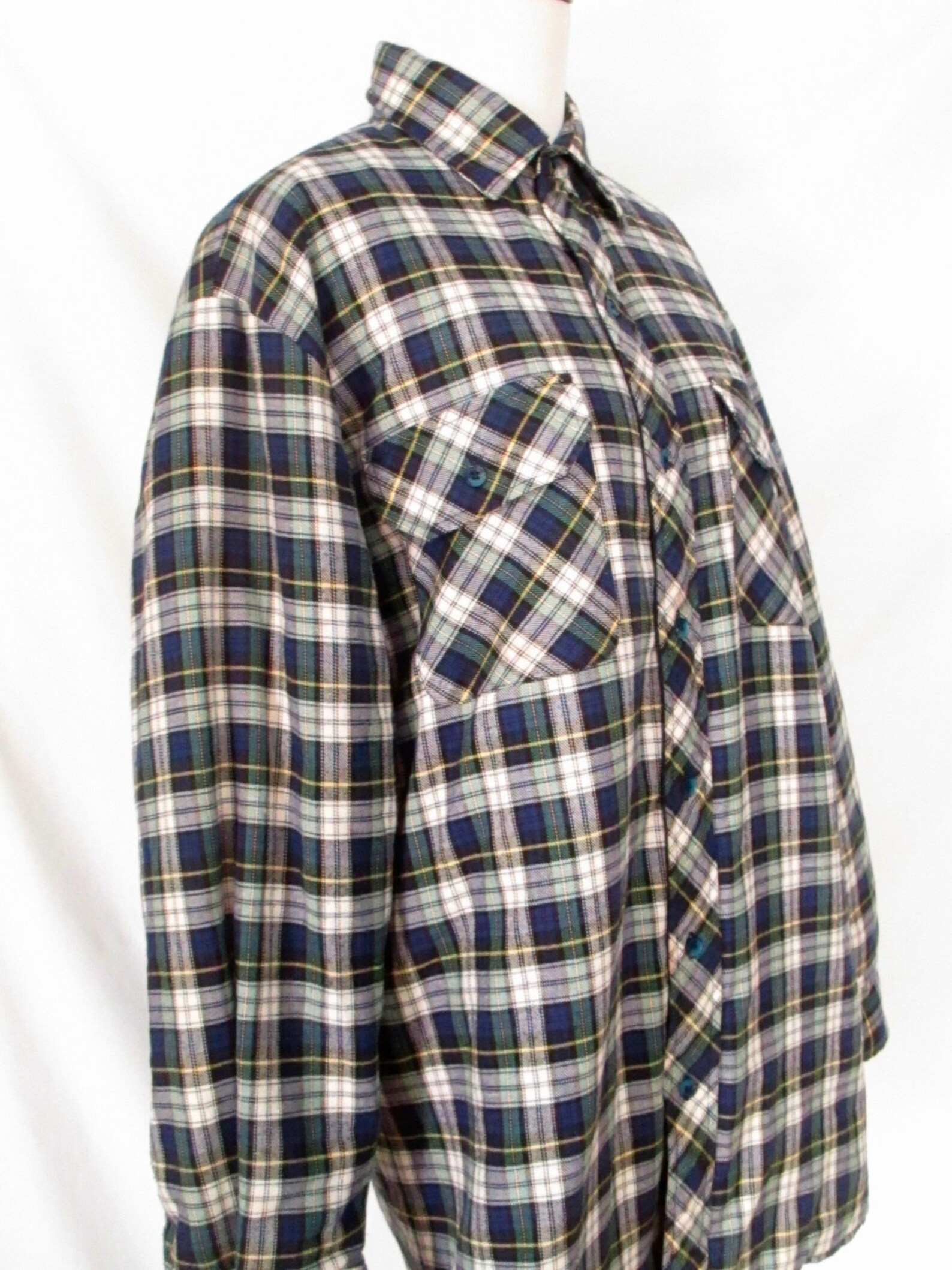 Dickies Flannel Shirt Quilted Plaid Flannel Shirt Unisex - Etsy